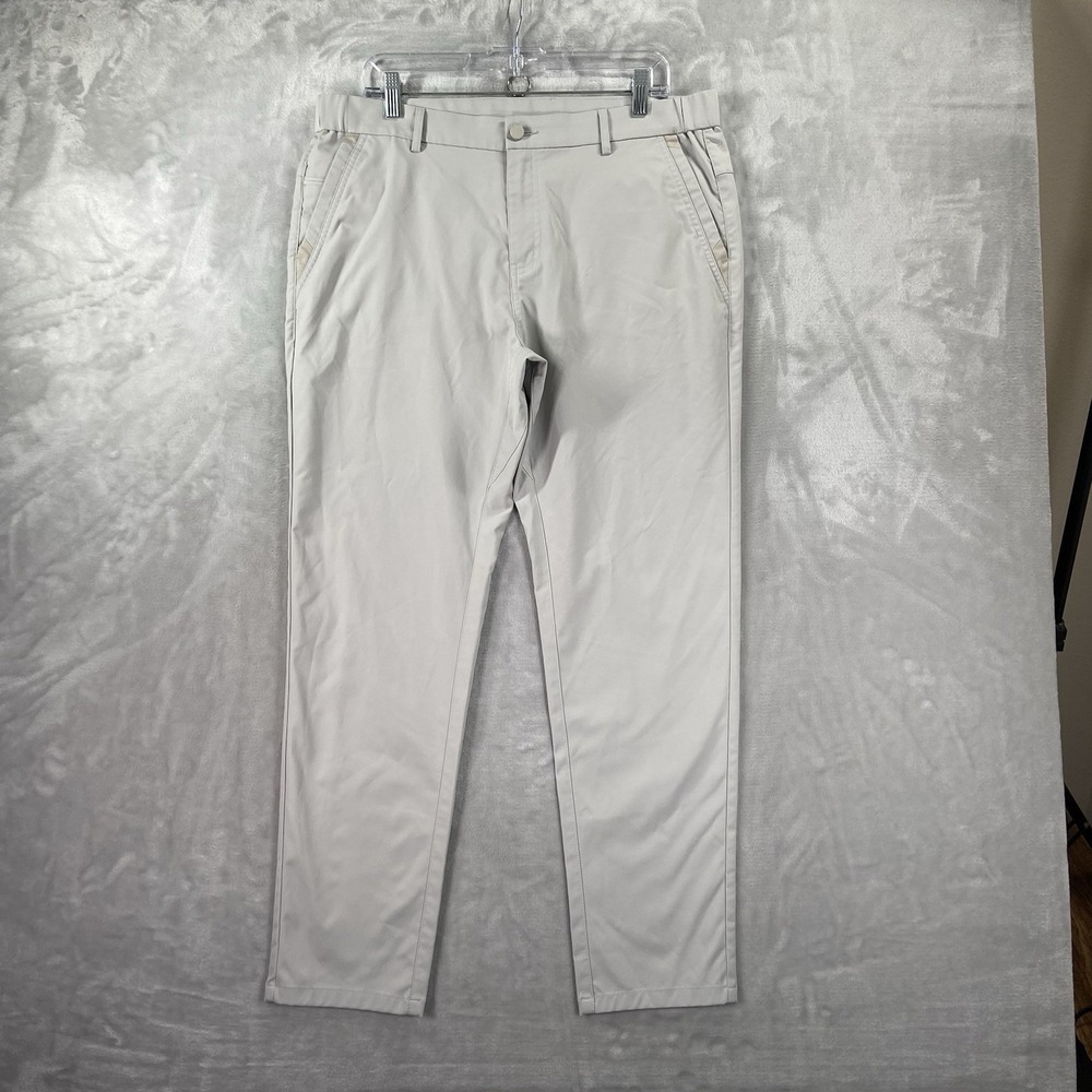 Jack Archer Pants Mens 35x29 Jetsetter Performance Chino Gray Casual Preppy